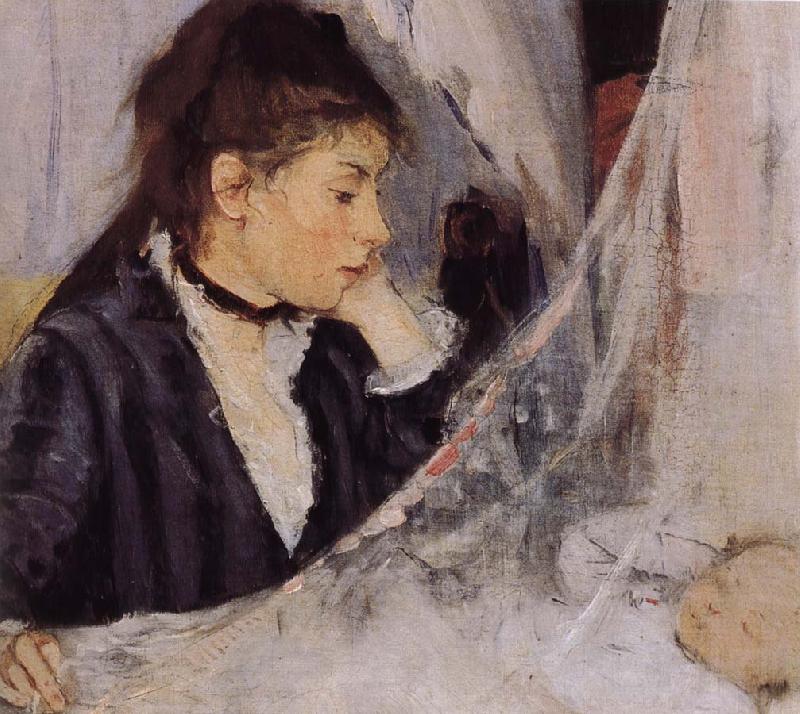 Berthe Morisot Detail of Cradle oil painting image